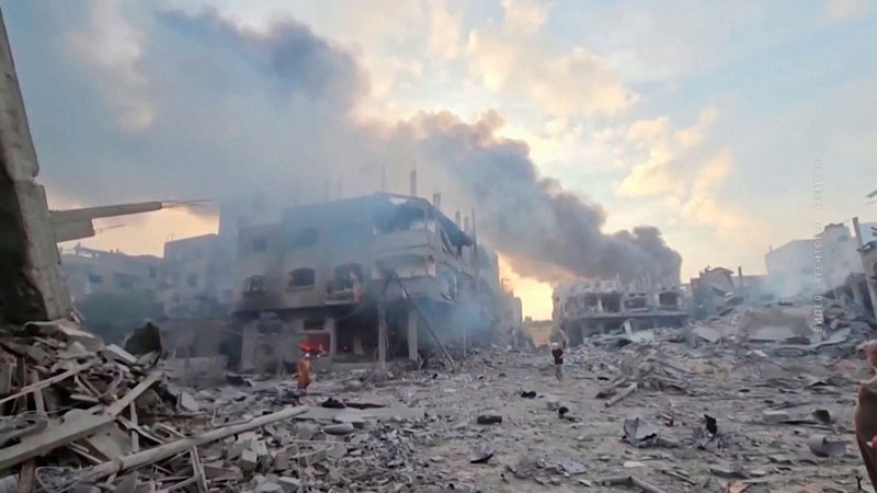 Израиль нанёс авиаудары по центру Газы-1 Израиль нанёс авиаудары по центру Газы-1