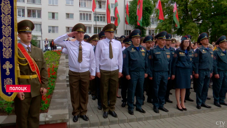 Героизм и мужество нужны и в мирное время. В Полоцке вспоминали о бессмертном подвиге 23-х гвардейцев-1