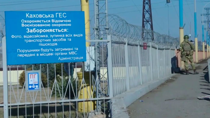 Сдались без боя. Росгвардия взяла под контроль ГЭС недалеко от Херсона