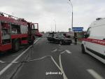 Столкновение BMW и МАЗ под Брестом: погибла 48-летняя женщина