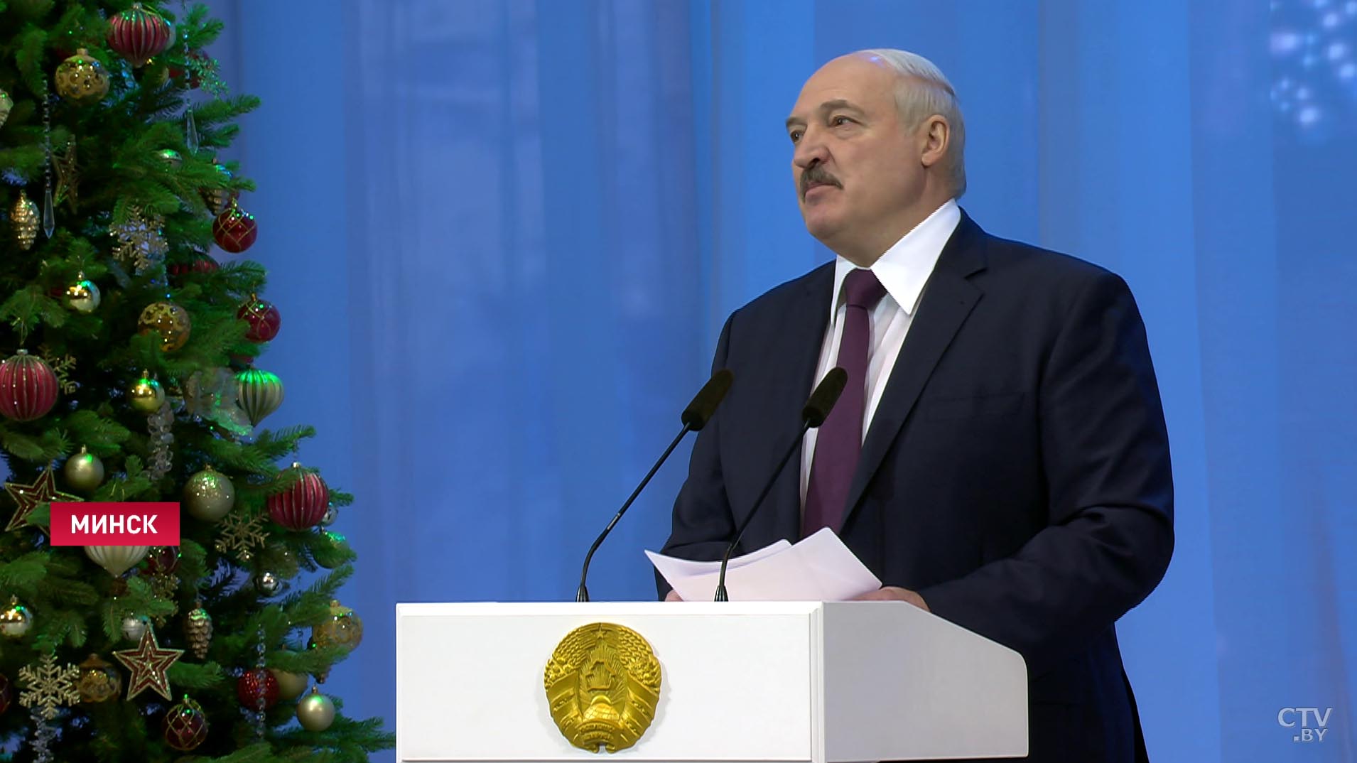 «Скажу только о главном». Что Александр Лукашенко пожелал детям на главной ёлке страны-7