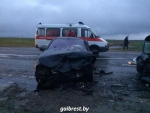Лобовое ДТП в Столинском районе: пострадали четыре человека