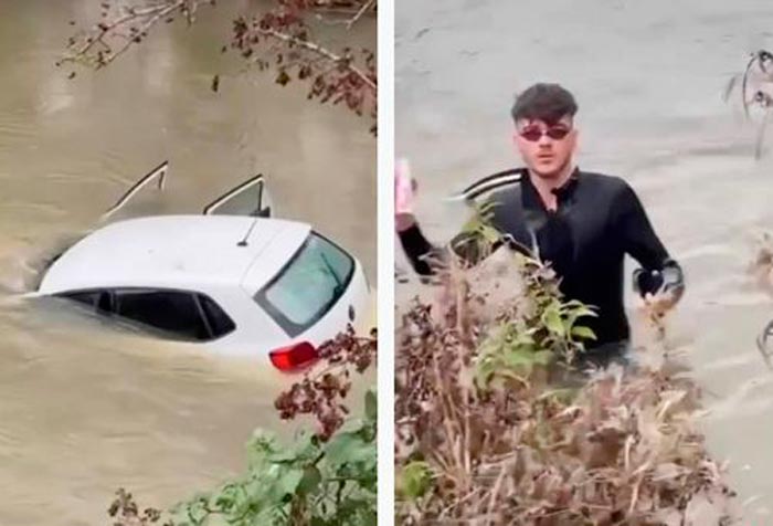 Женщина получила водительские права и через несколько недель утопила свою машину 