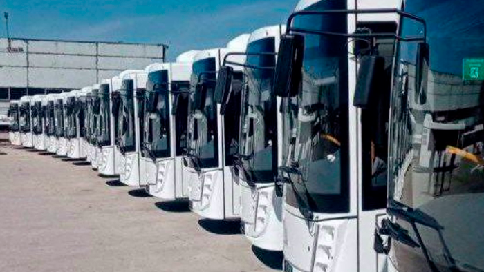 МАЗ поставил 19 новых автобусов в Тольятти. Глава округа лично протестировал новинку