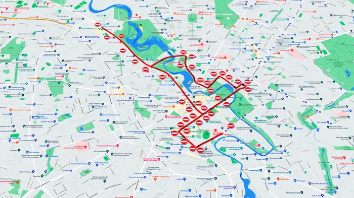 10 и 11 сентября в Минске ограничат движение по некоторым улицам