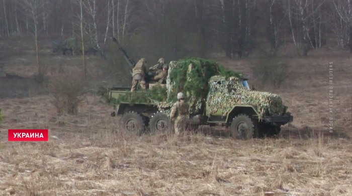 Украина провела военные учения в Чернобыле