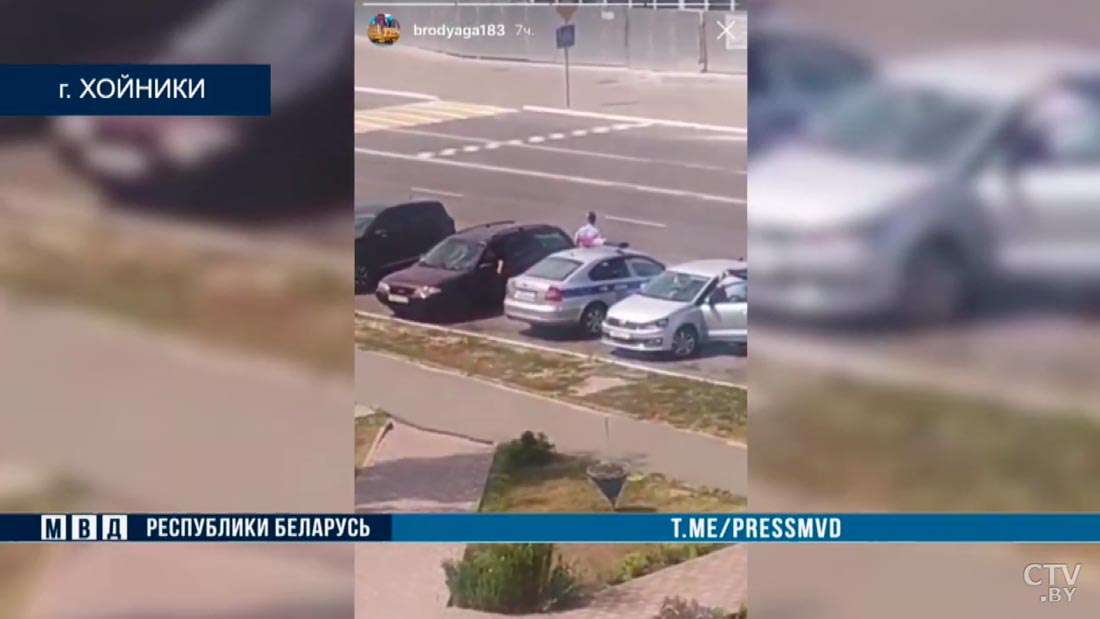 В Хойниках мужчина публично оскорбил сотрудника ГАИ. Возбуждено уголовное дело-1