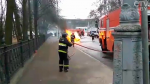 Загоревшийся на ходу автомобиль и места для пожилых людей в метро: новости Минска за 16 марта