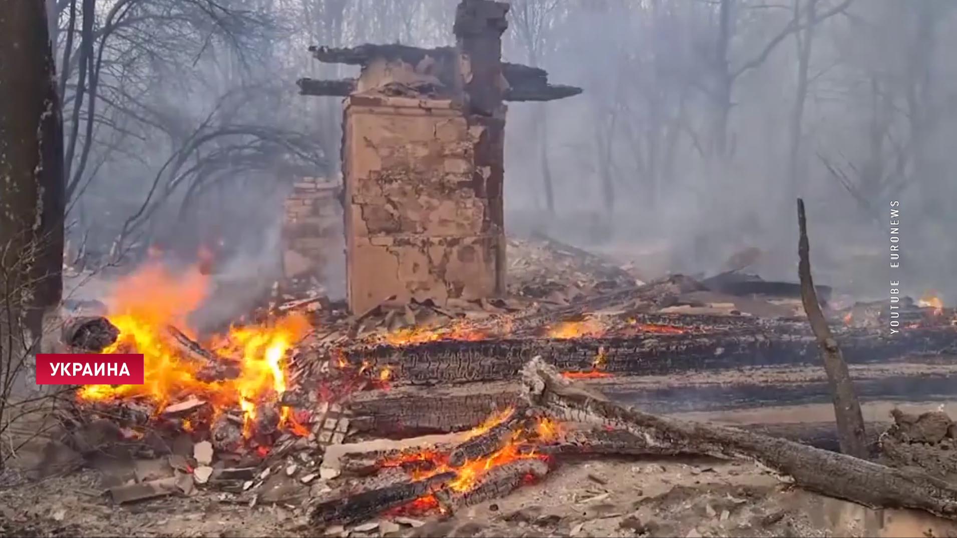 В Украине горят леса в зоне отчуждения. «На территории Гомельской области не зафиксированы повышения радиационного фона»-13