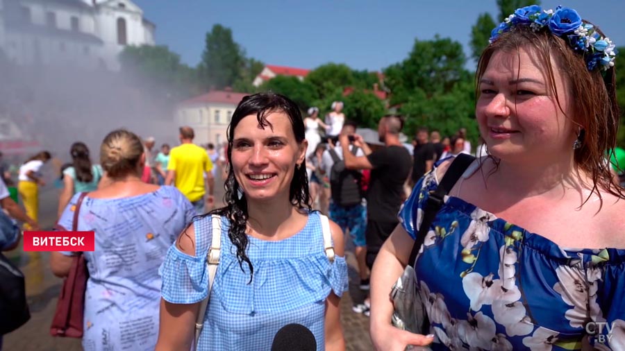 «Я из Казани, она из Тулы». Что говорят гости фестивального Витебска?-7 «Я из Казани, она из Тулы». Что говорят гости фестивального Витебска?-7