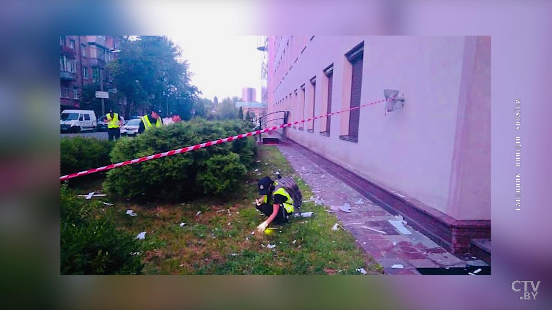 Видео обстрела здания «112. Украина» в Киеве появилось в сети-7