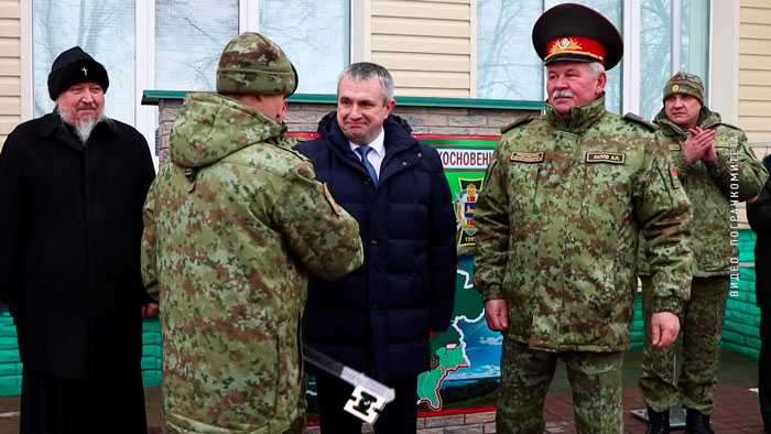 На границе Беларуси с Украиной открыли обновлённую погранзаставу