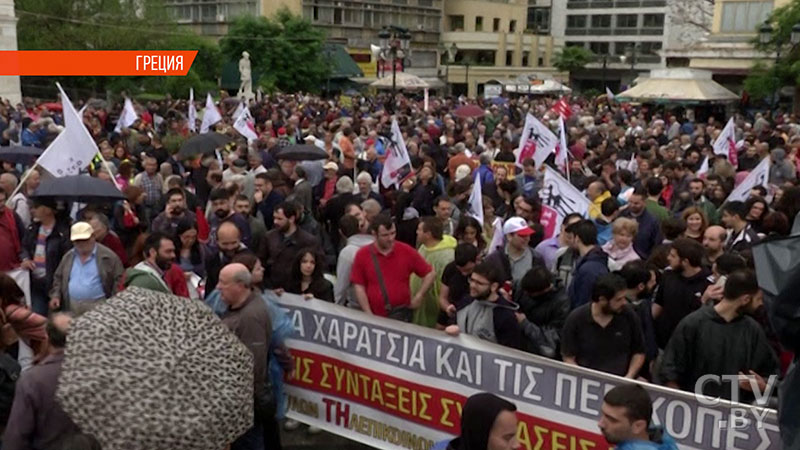 В Греции общенациональная забастовка: прервано теле- и радиовещание, не работает метро-1