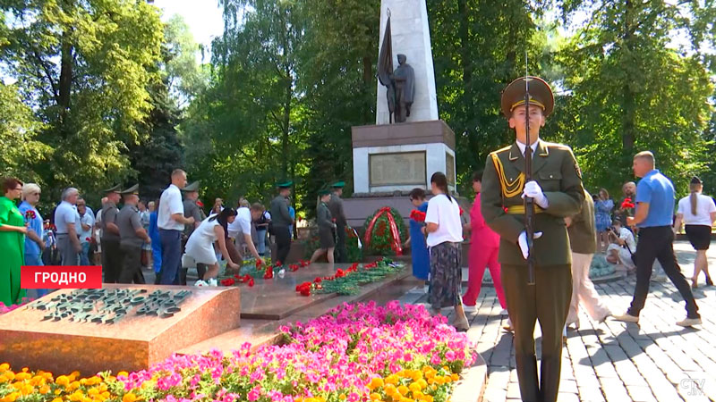 Гродно отмечает День освобождения от немецко-фашистских захватчиков-4