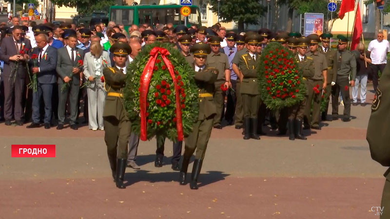 Гродно отмечает День освобождения от немецко-фашистских захватчиков-1