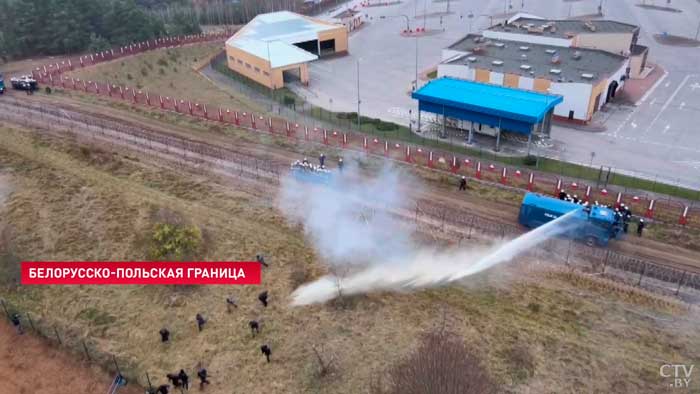 Люди получили сильные ожоги. В Беларуси провели экспертизу и выяснили, какие вещества были в водомётах поляков-13