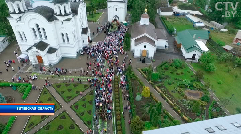 Дзень памяці Ефрасінні Полацкай: ушанаваць святую сабраліся паломнікі з усёй Беларусі-1