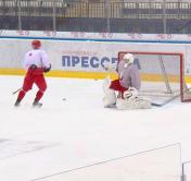 Хоккей. Сборная Беларуси проиграла России в товарищеском матче