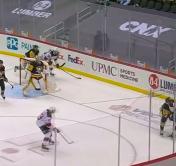 В матче против «Питтсбурга» Егор Шарангович провёл пять бросков