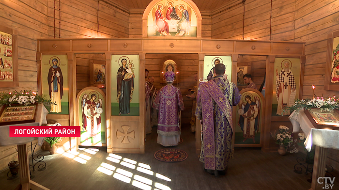 Митрополит Вениамин освятил храм, построенный в Хатыни-1