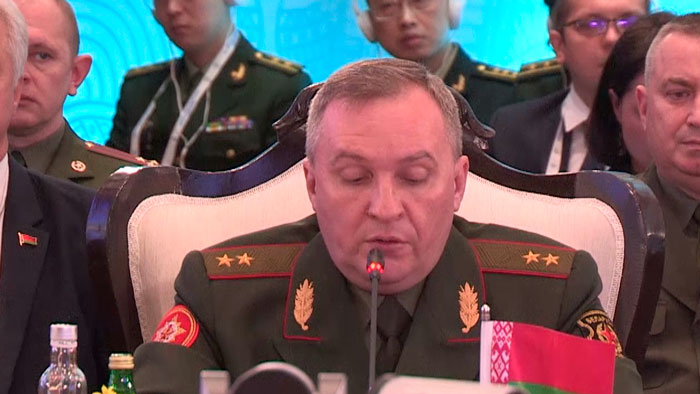 Министр обороны Беларуси: «Мы выступаем за укрепление международной безопасности на основе коллективного подхода»
