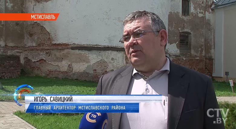 В Мстиславле начали спасать иезуитский костел XVIII века. Репортаж СТВ-27