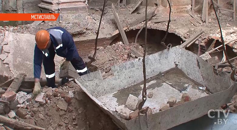 В Мстиславле начали спасать иезуитский костел XVIII века. Репортаж СТВ-15