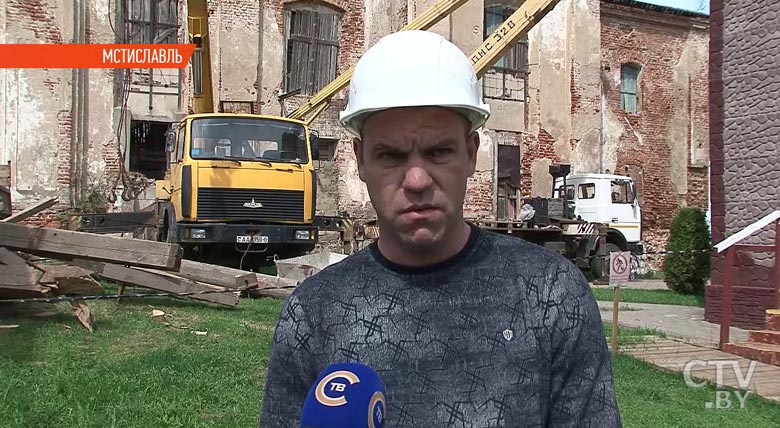 В Мстиславле начали спасать иезуитский костел XVIII века. Репортаж СТВ-12