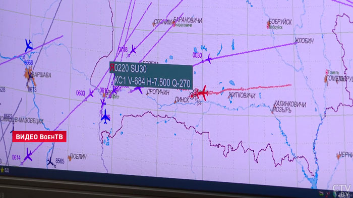 «Даже сегодня с утра мы фиксируем порядка 3-4 полётов». Игорь Голуб о ситуации в небе возле белорусских границ-7