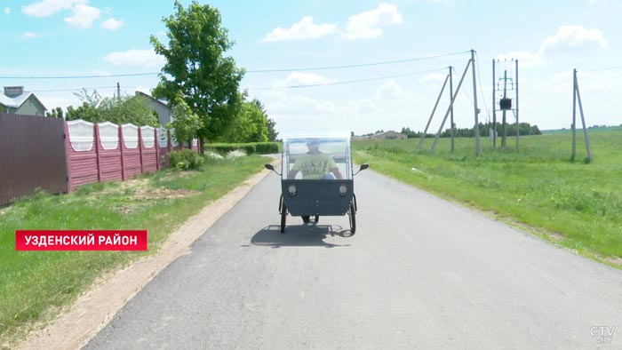 Этот гибрид можно гнать хоть до Владивостока. Изобретатель из Минской области собрал уникальный велобас-1