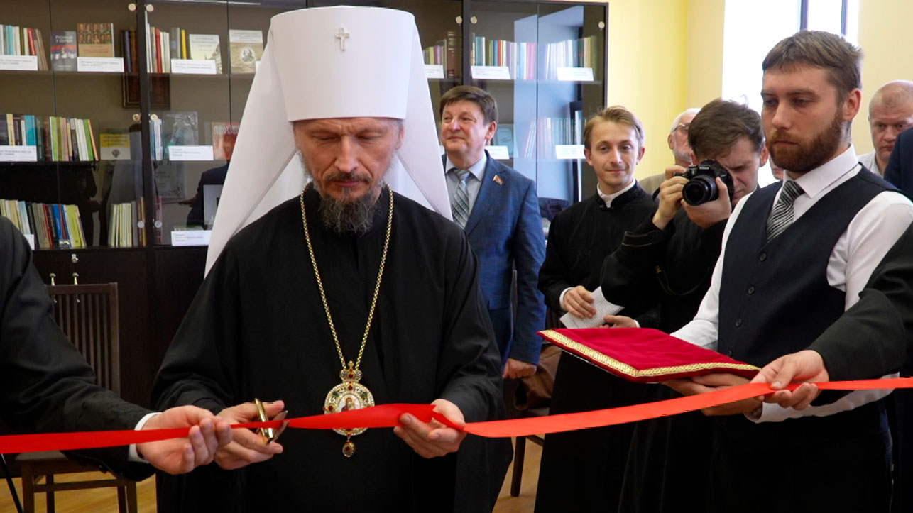 Кабинет славяноведения и балканистики открыли в Минской духовной академии. Митрополит Вениамин рассказал подробности