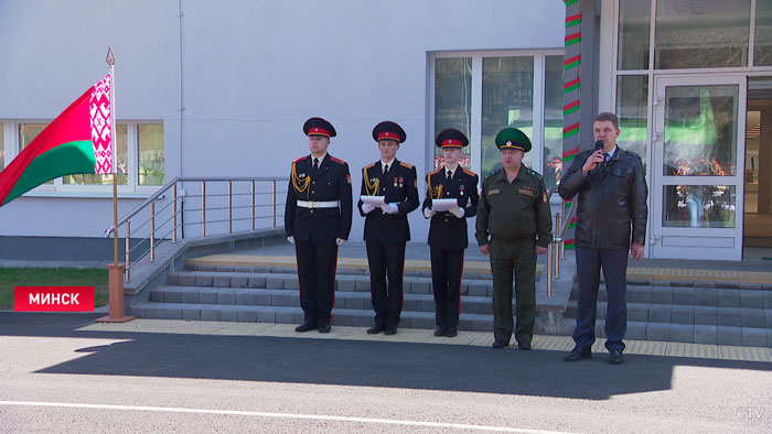 Жизнь по распорядку. 47 учащихся пополнили ряды кадетского училища в Минске-1