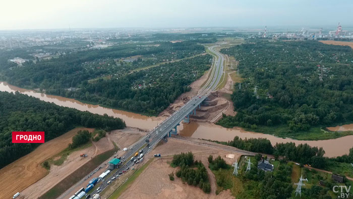 Как сейчас выглядит мост в Гродно? Показываем результат сильного ливня-1