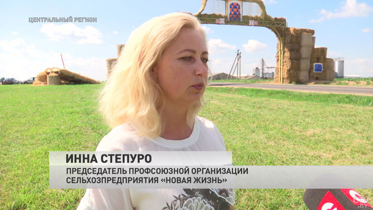 Посвящены нашему любимому городу. Вот какие соломенные композиции украсили поля к 800-летию Несвижа-16