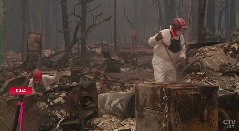 Число жертв смертоносных пожаров в Калифорнии возросло до 60 человек-1