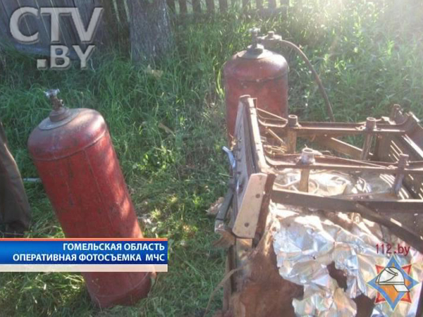 Взрыв в частном жилом доме в Калинковичах. Погиб мужчина