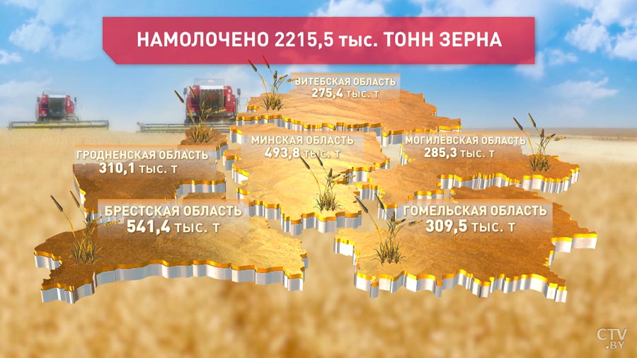 В Брестской области убрано почти 45% засеянных площадей-1