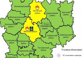 На пожаре в Минском районе пострадали три ребёнка