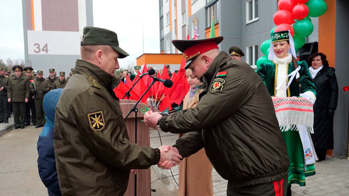 В Осиповичском гарнизоне сдали очередной арендный дом для военнослужащих