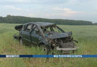 Житель Копыля за рулём Renault съехал в кювет. Первую помощь водителю оказали сотрудники ГАИ 