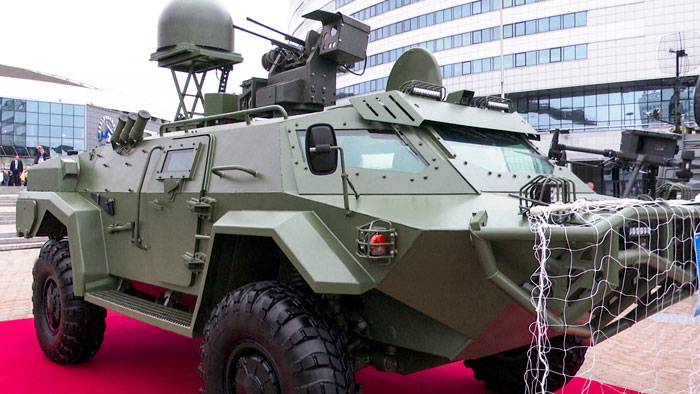 Белорусский боевой модуль для захвата и уничтожения беспилотников показали в Минске