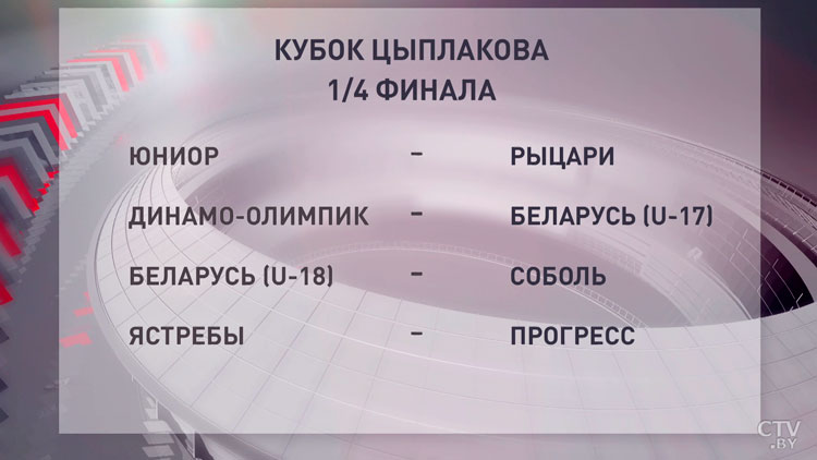 Хоккей. В Кубке Салея определились все четвертьфиналисты-1