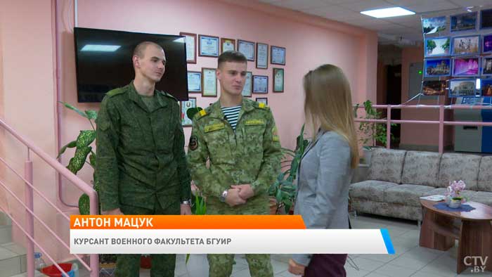 Здесь чисто и всегда порядок. Побывали в гостях у курсантов военного факультета БГУИР-1