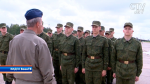 Церемония посвящения в курсанты военного факультета Белорусской государственной академии авиации прошла в Мачулищах