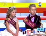 Победители Little Miss World & Little Mister World 2014 - дети белорусского дизайнера Натальи Поткиной в гостях программы «Утро» на СТВ!