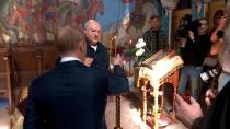 Лукашенко и Путин посетили храм на Валааме