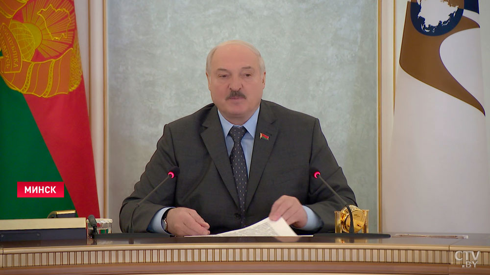 Лукашенко на саммите ЕАЭС: считаю необходимым акцентировать внимание на взаимодействии с Китаем, развивать экспорт -4