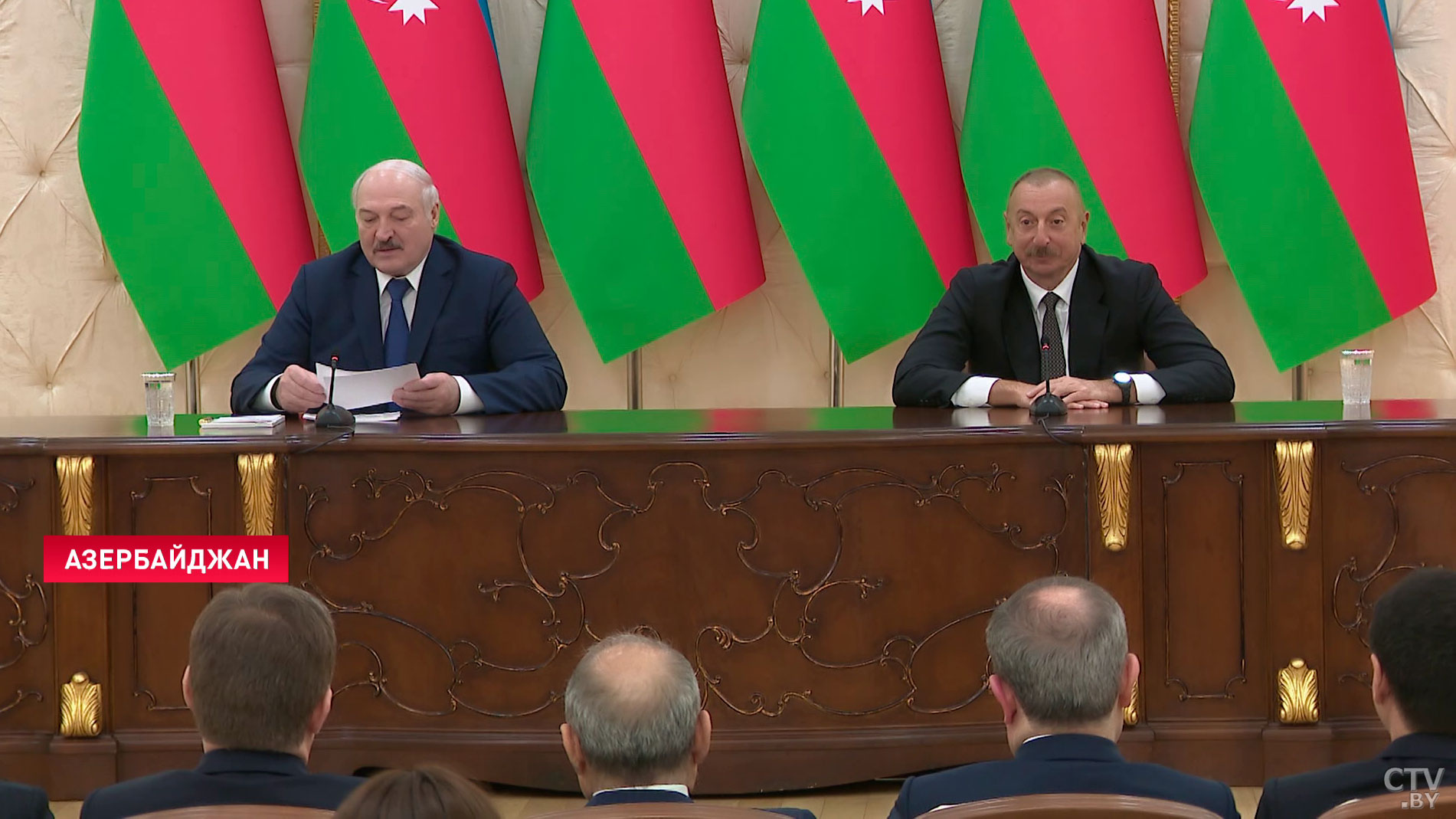 Александр Лукашенко, посещая Азербайджан: «Министрам я сказал по-мужски: каждый отсюда должен уехать с определённым объёмом работы»-13