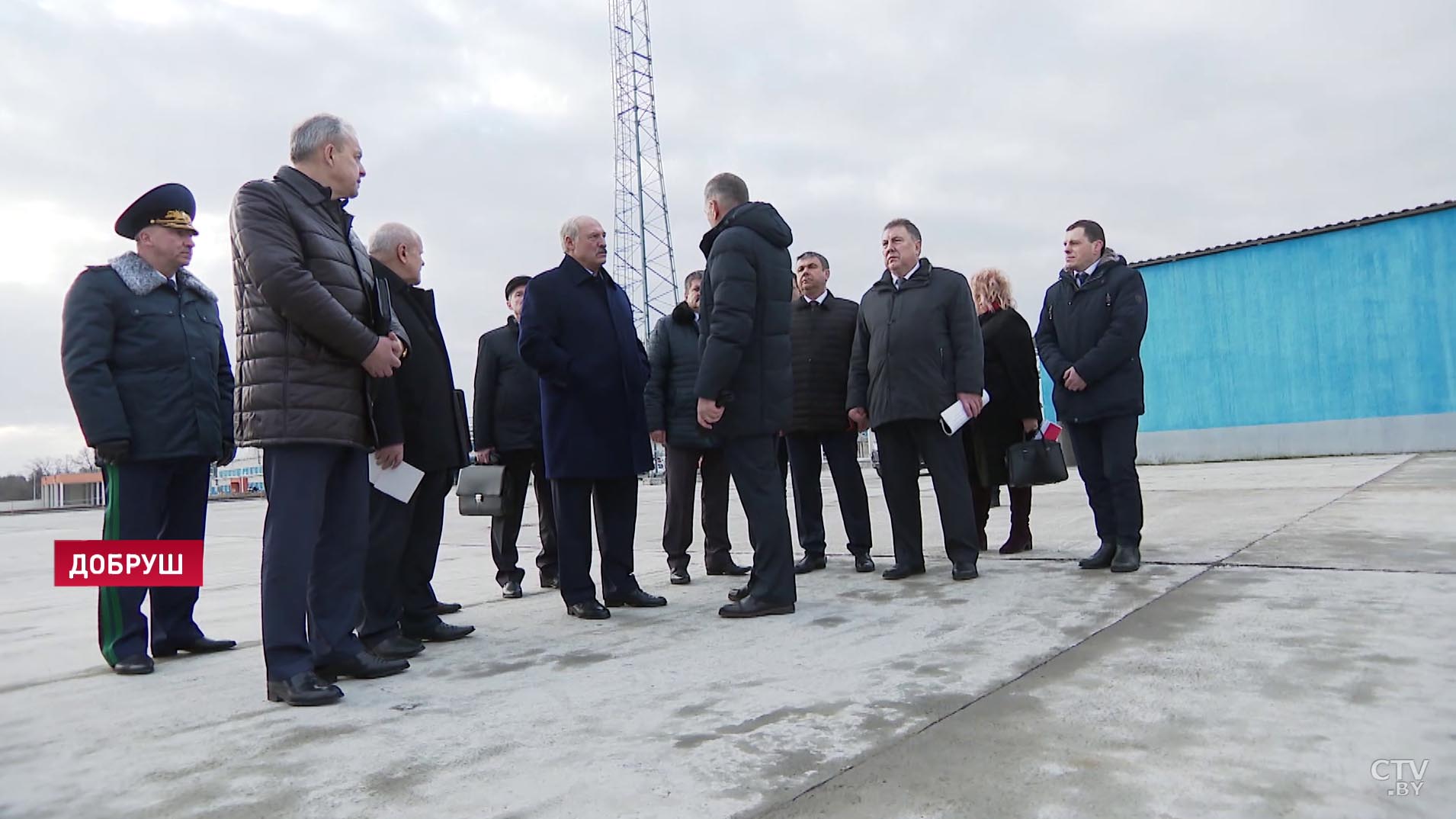 Президент Беларуси с рабочей поездкой в Добруше: давайте сейчас начнём работать, чего мы будем откладывать-7