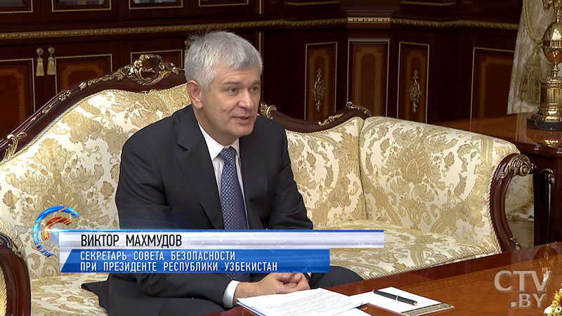 «Все наши договорённости с президентом Узбекистана святы».  Александр Лукашенко встретился с секретарём Совбеза Узбекистана-11